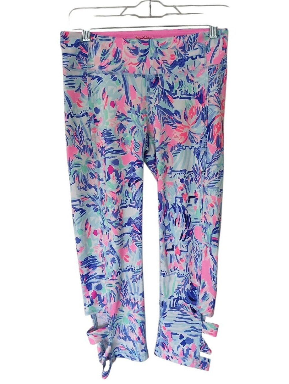 Lilly Pulitzer Weekender Cabana Cocktail Cropped Luxletic Active Pants Leggings